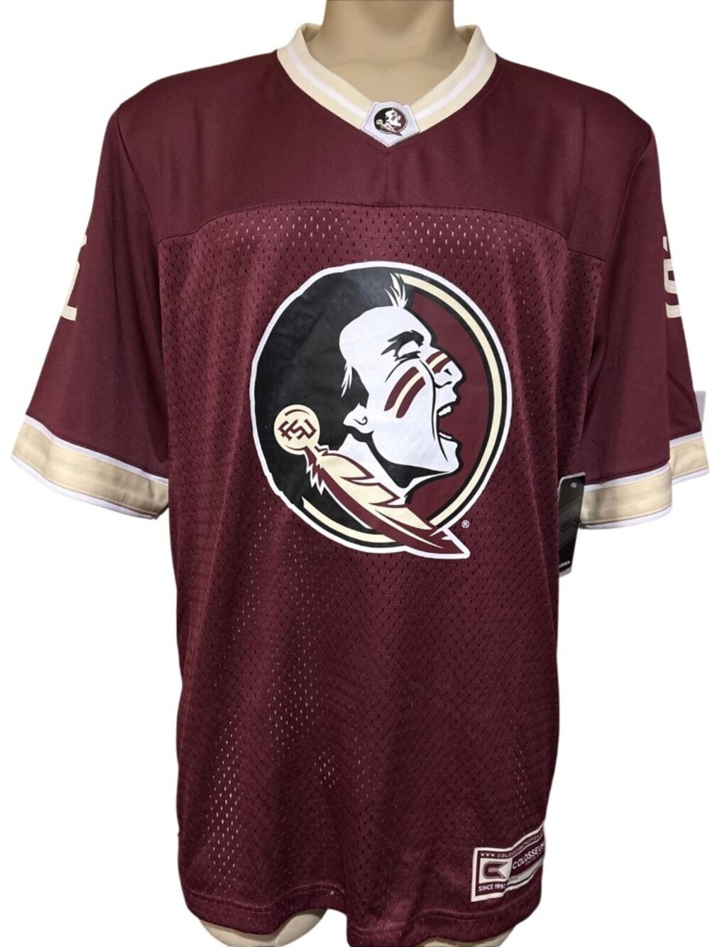 Florida State Seminoles Men's Mesh L Jersey Football Colosseum Football NWT